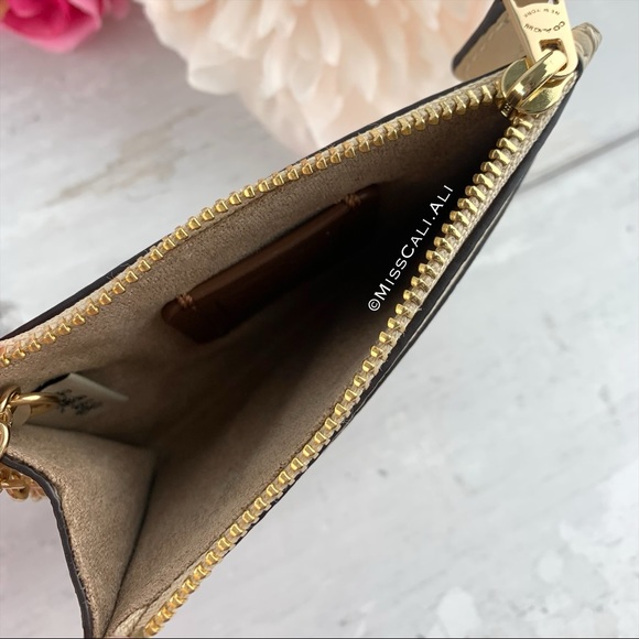 NWT COACH X Jean Michel Basquiat Mini Skinny ID Case Bag Keychain - Picture 8 of 16